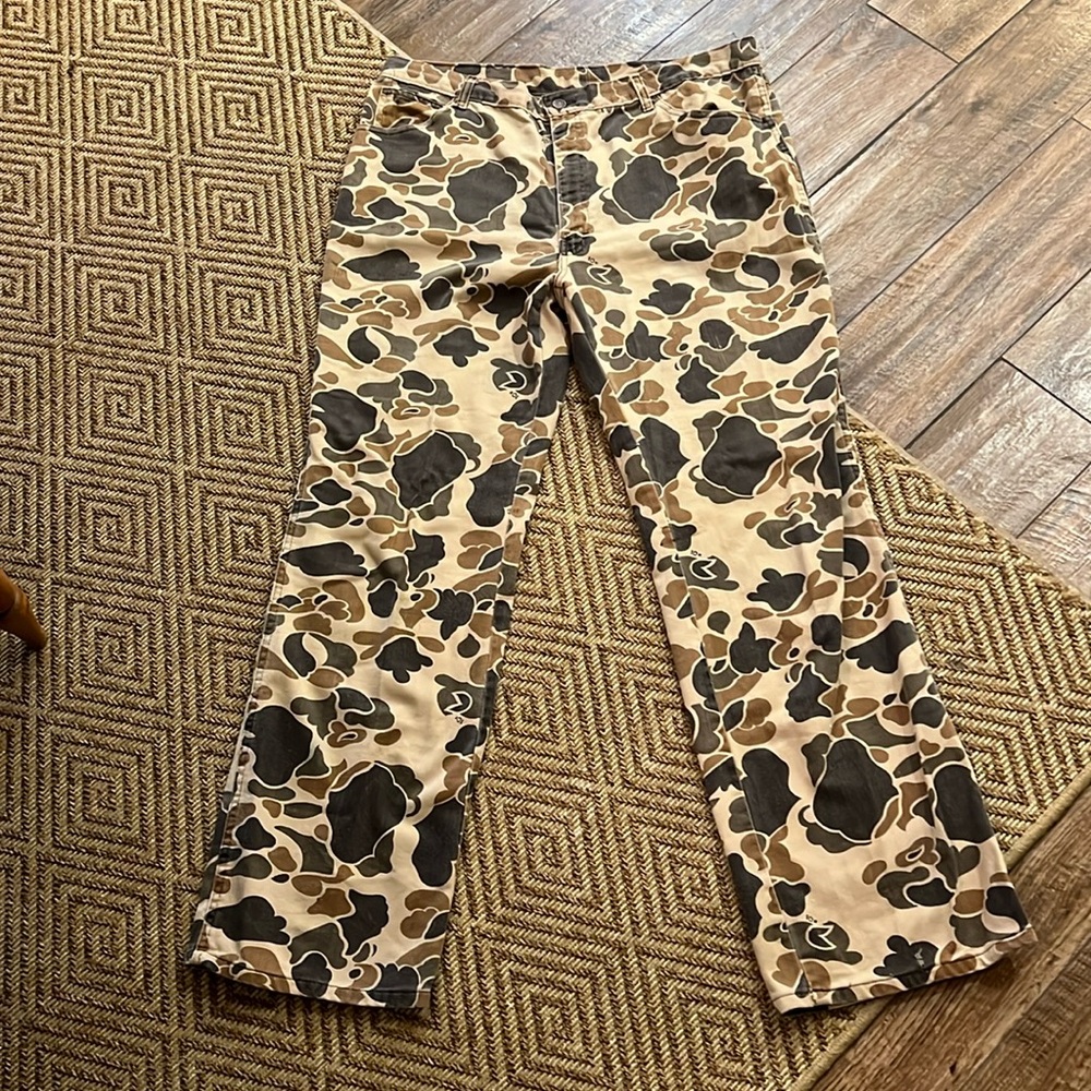10x men’s vintage duck camo pants.  Size 42 long
